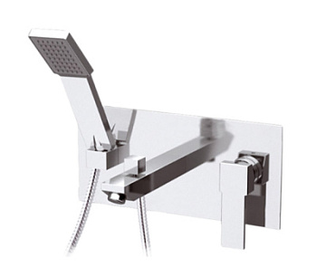 Смеситель для ванны Remer Qubika Q04