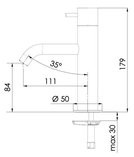 Смеситель для раковины Daniel Tokyo TK606N15