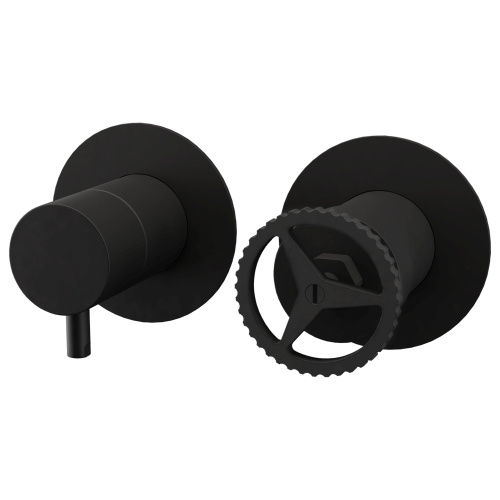 Смеситель для душа Remer Chrono CH92ZPNO, черный матовый