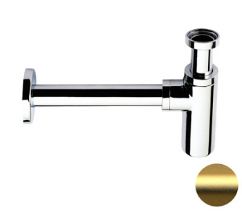 Сифон 1”1/4 Remer 958LBG, золото брашированное