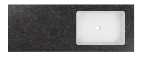 Столешница с интегрированной раковиной Vincea VWTB-4LX140VB-R