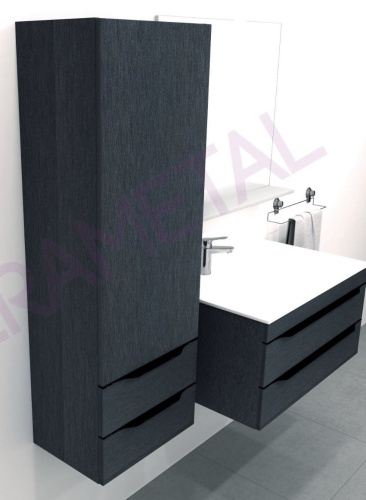 Пенал подвесной Kolpa-san Malaya 1301 45 Dark Grey 573720