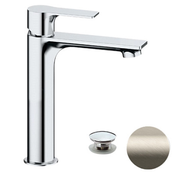 Смеситель для раковины Remer Energy EY10ACCXV, сталь