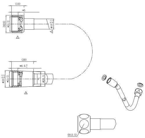 Душевая система Vincea Inspire VSFW-433TI5RMB