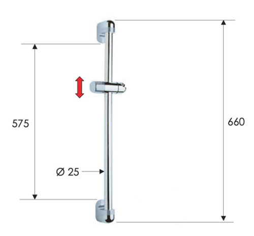 Душевая стойка 69 см Remer 311S