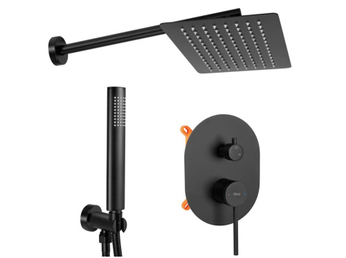 Душевая система Rea Oval Black matt P8467