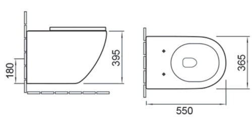 Унитаз подвесной Vincea Globo VT1-14