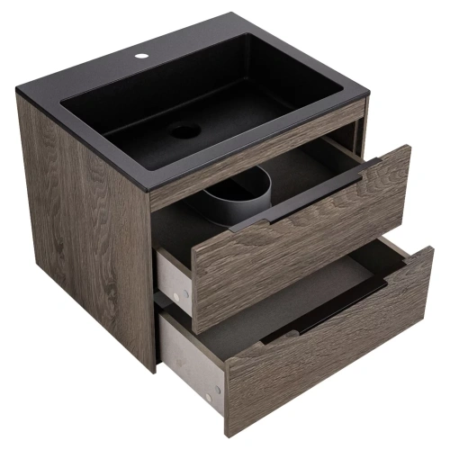 Тумба подвесная Vincea Chiara 2D 600 R.Oak VMC-2C2600RO