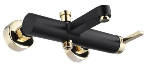 Смеситель для ванны Rea Polo Black Gold B9979