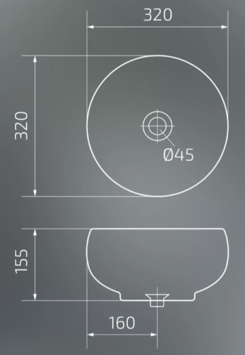 Умывальник Gid Mnc481