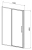 Душевая дверь Vincea Slim 8mm VDP-4SL120CLG