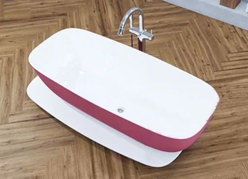 Ванна из искусственного камня Kolpa-San Milo FS 174x75 Red