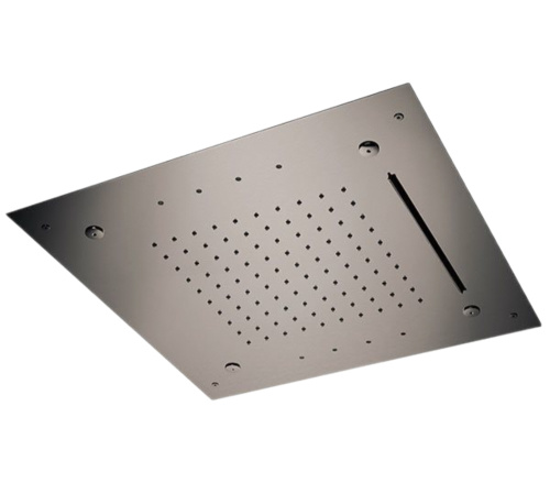 Верхний душ потолочный с подсветкой 50 см Remer INOX SS357RS50NC