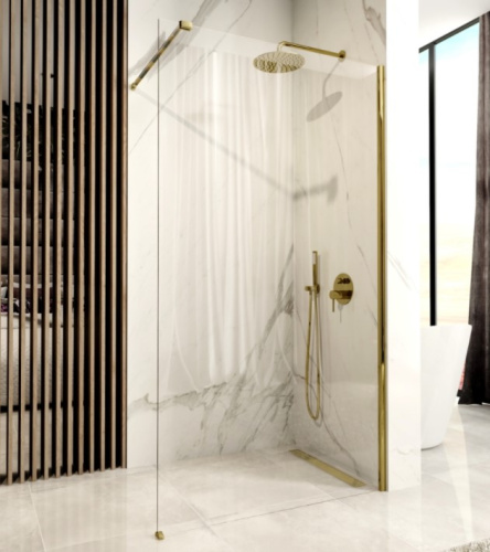 Душевая стенка Rea Aero Gold 120x195 K8443