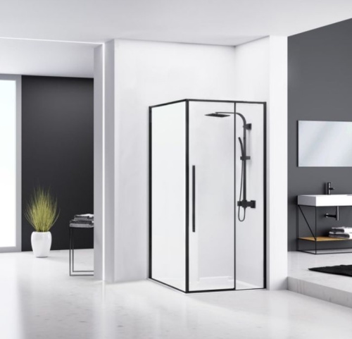 Душевой уголок Rea Solar Black 90x120 K6311