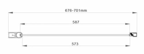 Душевая дверь Vincea Orta VPP-1O700CH-R