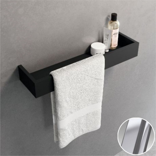 Полка с полотенцедержателем 45 см Novellini Frame R90AKFMPS45-B