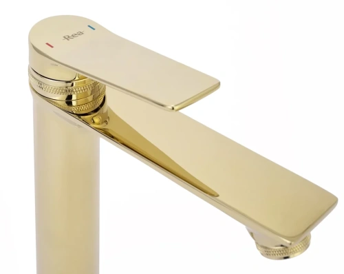 Смеситель для умывальника Rea Viral Gold B2023