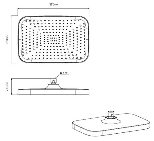 Душевая система Vincea VSFW-433T1BG