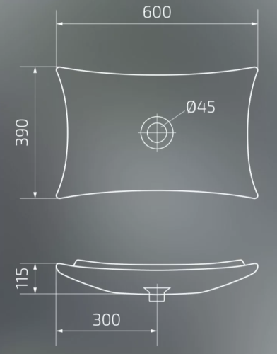 Умывальник Gid N9177