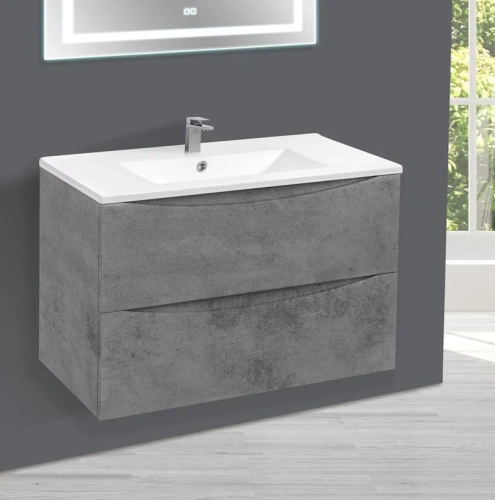 Тумба подвесная Vincea Mia 750 Beton VMC-2MC750BT