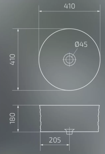 Умывальник Gid Gm969
