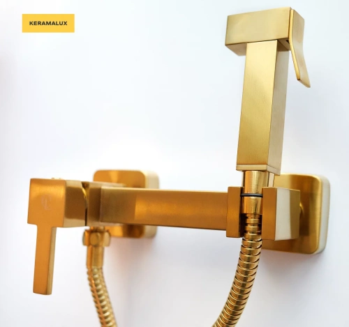 Гигиенический душ CeramaLux DBS/007 золотой матовый