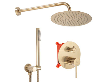 Душевая система Rea Lungo gold matt P4160