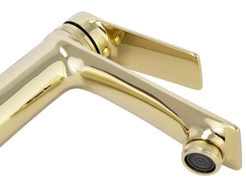 Смеситель для умывальника Rea Viral Gold B2023