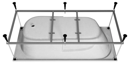 Ванна акриловая Vincea VBT-2A170-FR