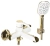 Смеситель для ванны Rea Melia white gold B2710