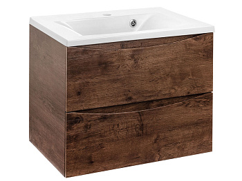 Тумба подвесная Vincea Mia 650 R.Wood VMC-2MA650RW