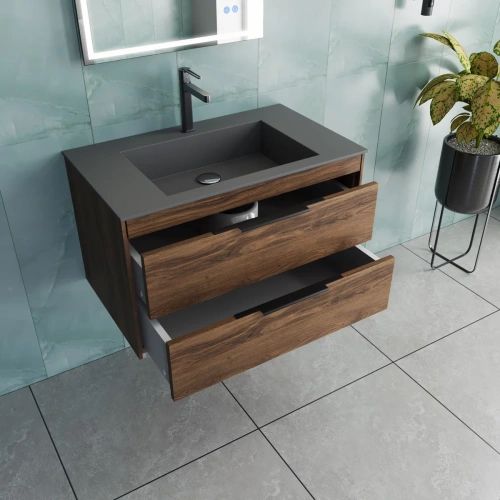 Тумба подвесная Vincea Chiara 2D VMC-2C2800CO C.Oak