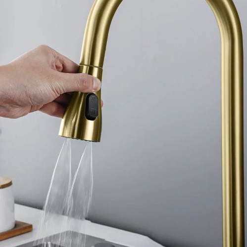 Смеситель для мойки Rea Conor gold matt B6312