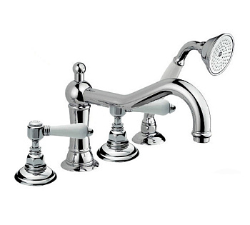 Смеситель для ванны Nicolazzi Petit M. Blanc 1449CR78