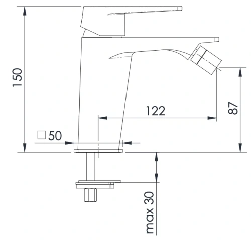 Смеситель для биде Remer Dream D22