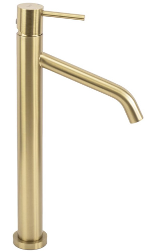 Смеситель для умывальника Rea Level gold matt B6217