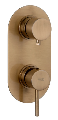 Смеситель для душа Remer X Style X92KBVO, бронза