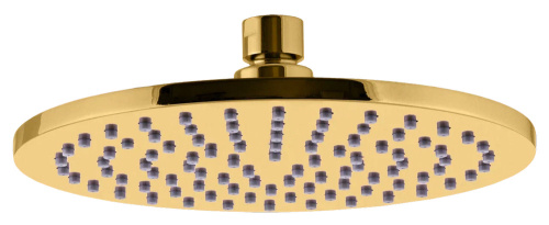 Верхний душ с шарнирным соединением 20 см Remer 359MM20DOX, золото глянцевое
