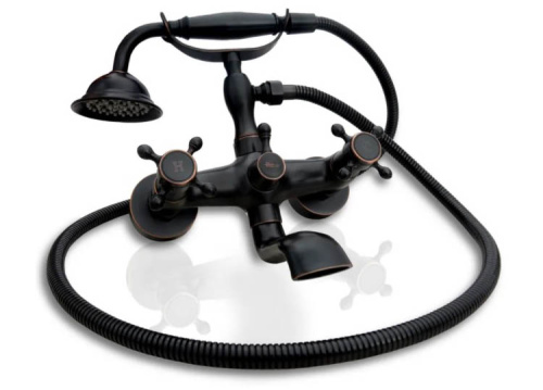 Смеситель для ванны Rea Retro Old Black B0224