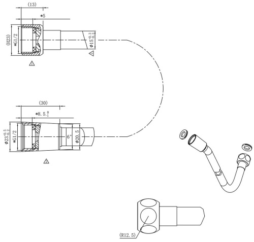 Душевая система Vincea VSFW-433TI4GM