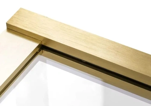 Шторка на ванную Rea Fabian gold matt 100 K6527