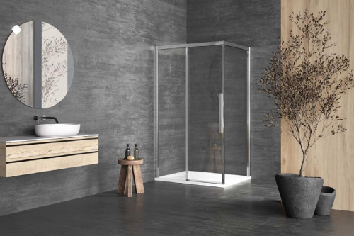 Душевой уголок Kolpa-San Libra DW 100X100-L silver brill transparent 516840