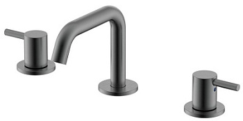 Смеситель для раковины Nemo Round NM-2317BGM brush gun metal