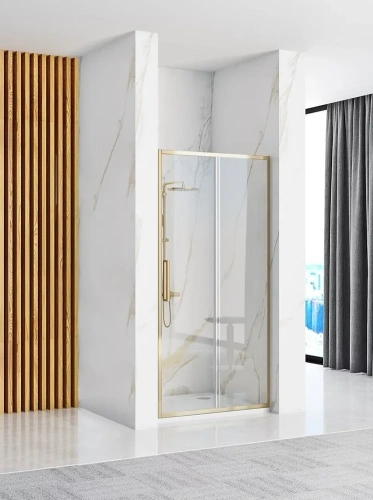 Душевая дверь Rea Rapid Slide gold 140 K5616