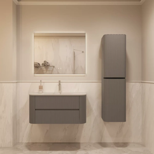 Тумба подвесная Vincea Alto VMC-4A100MLG светло-серый матовый