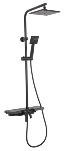 Душевая система Rea Bravo Black P0636