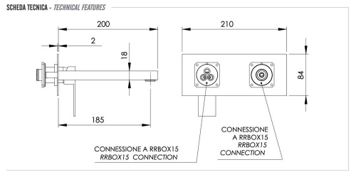 Смеситель для раковины Remer Q-Design QD15KB