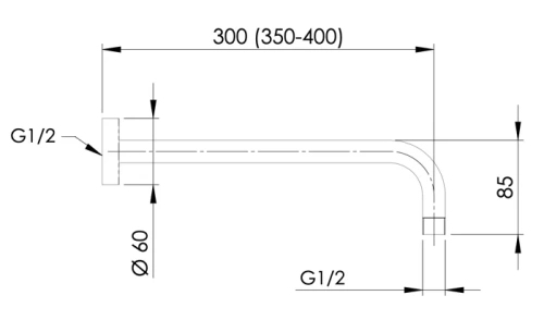 Кронштейн 30 см Mariani B14BDL0530