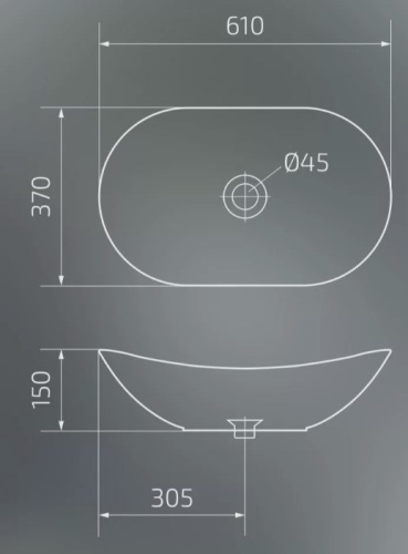 Умывальник Gid Bs9811